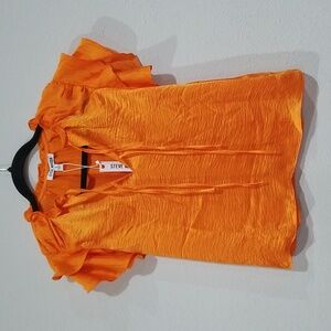 Steve Madden Women Blouse/Top Size Small Orange